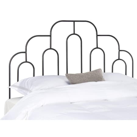 Safavieh Paloma Retro Metal Queen Headboard, Black HBD6201A-Q